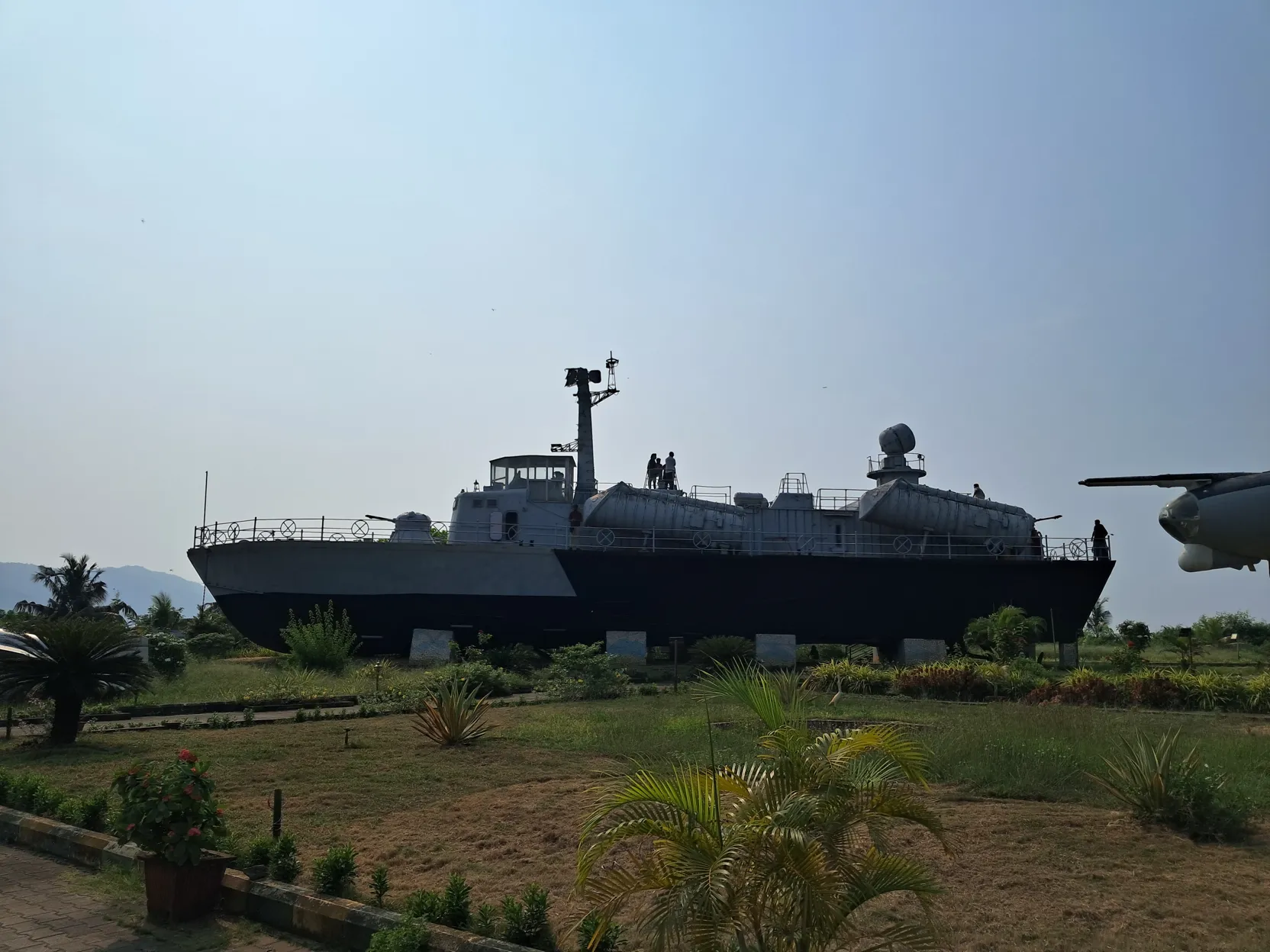 INS Chapal (K94), the missile boat on display at Karwar