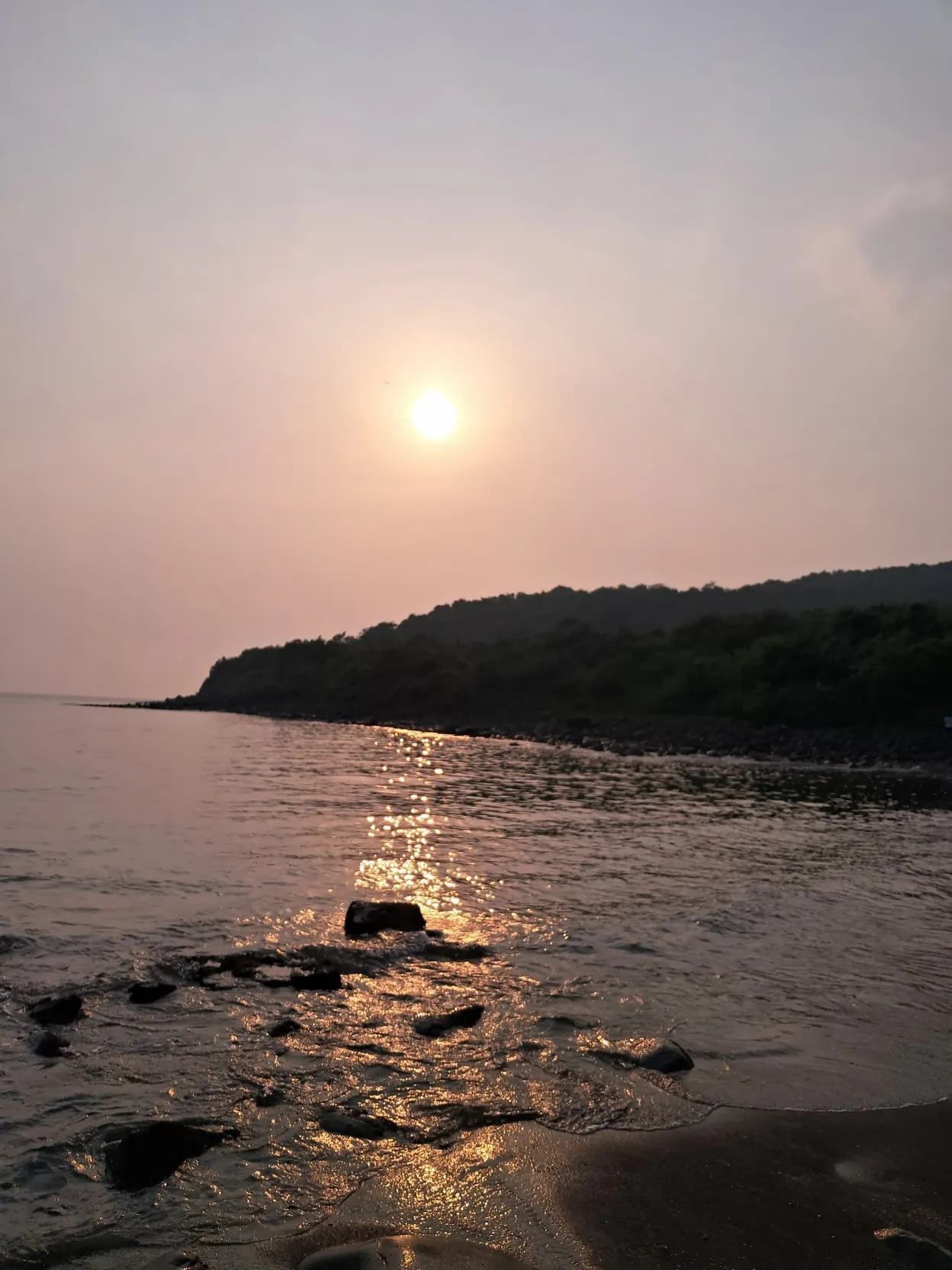 Sunset from the beach